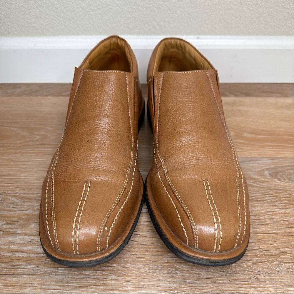 Sandro Comfort Walk Men’s Brown Leather Slip On Loafers, Size 10D - Picture 6 of 11